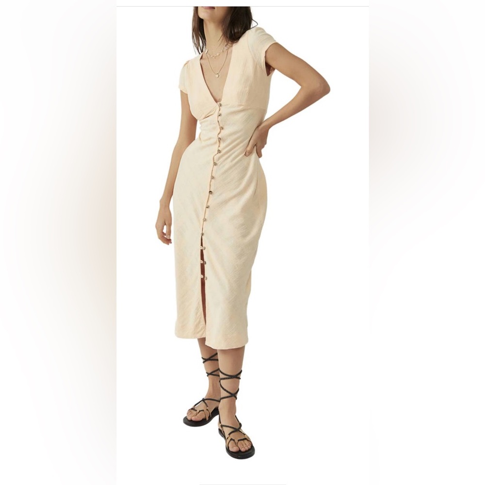 Free People Button-Down Dress